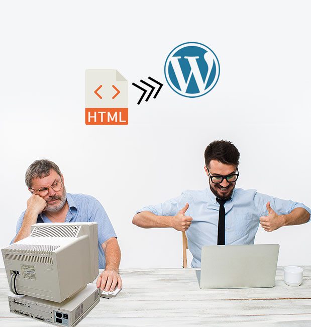 Convierte un site HTML en una plantilla Wordpress, en sólo 3 pasos.